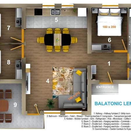 Lejlighed Balatonic Lemon Apartmanhaz Siófok